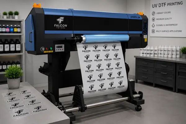 UV DTF sticker printing machine for hard surfaces