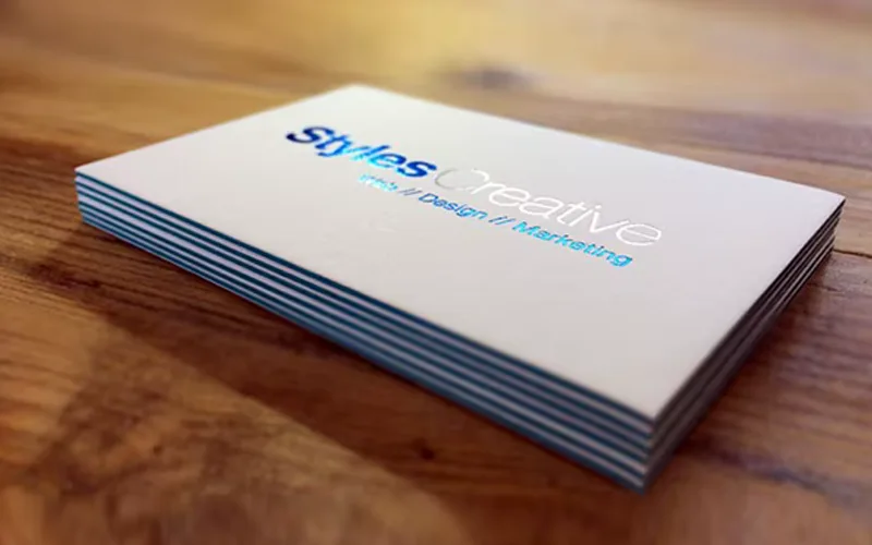 UV Spot Gloss Business Cards Dubai