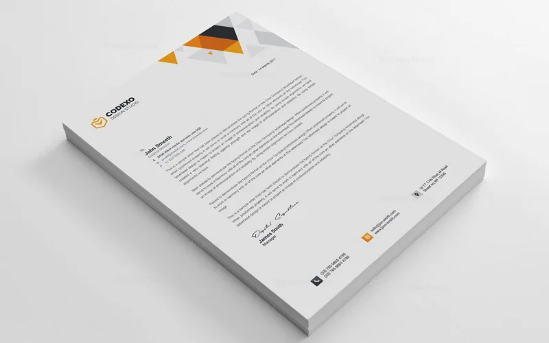 Offset Printed Letterheads