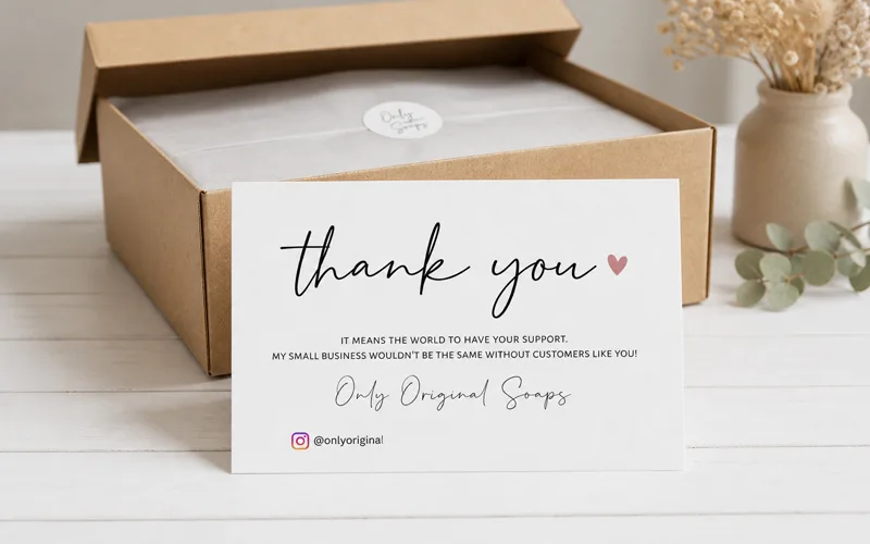 Digital Thank You Card Printing Service in Dubai