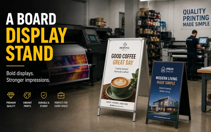Premium A-Board Display Stands Dubai