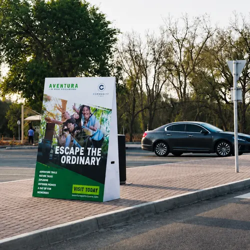 Slide-In Poster A-Board Stand