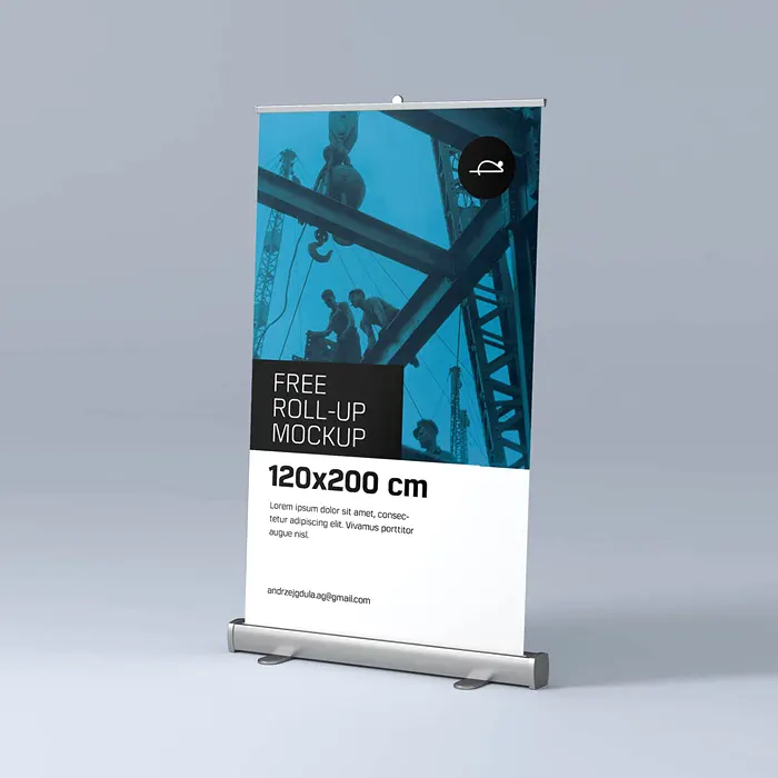 Professional Plus Roll Up Banner 120x200cm