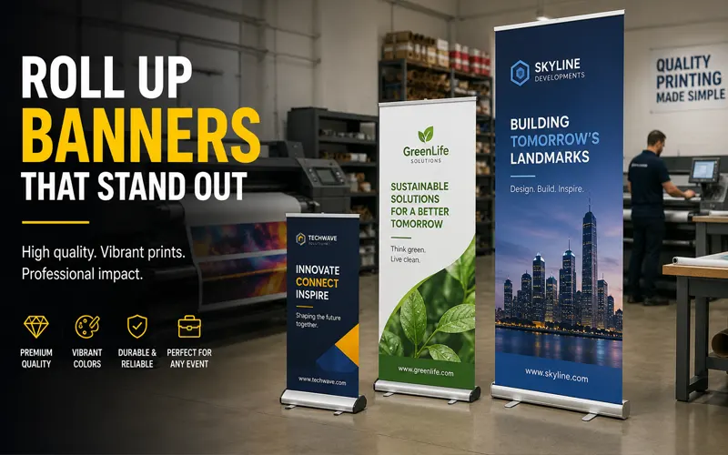 Premium Roll Up Banners Dubai